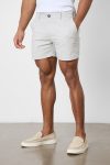 Athletic Fit Chino Shorts 5" in Silver Grey
